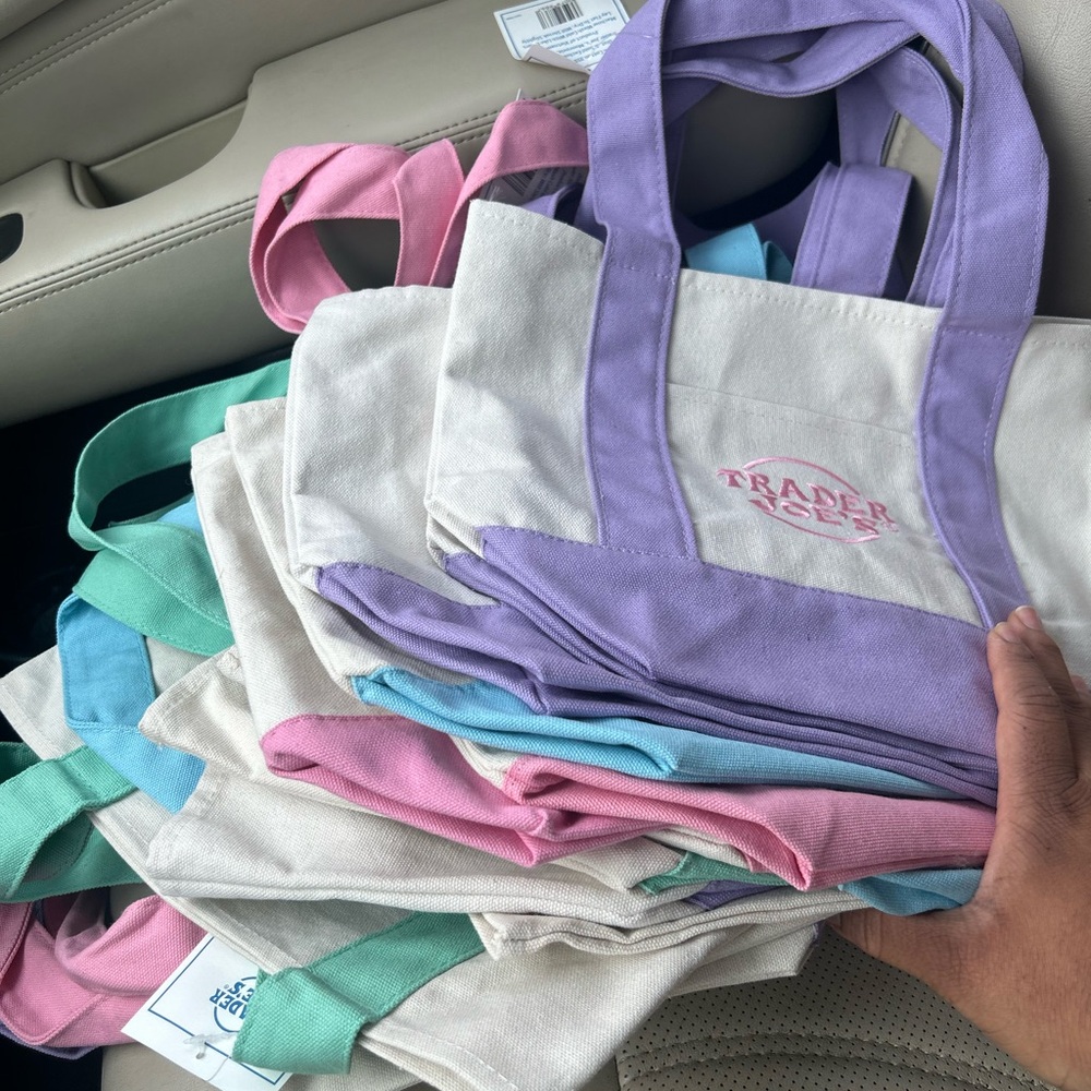 Trader Joe's Canvas Tote Bags